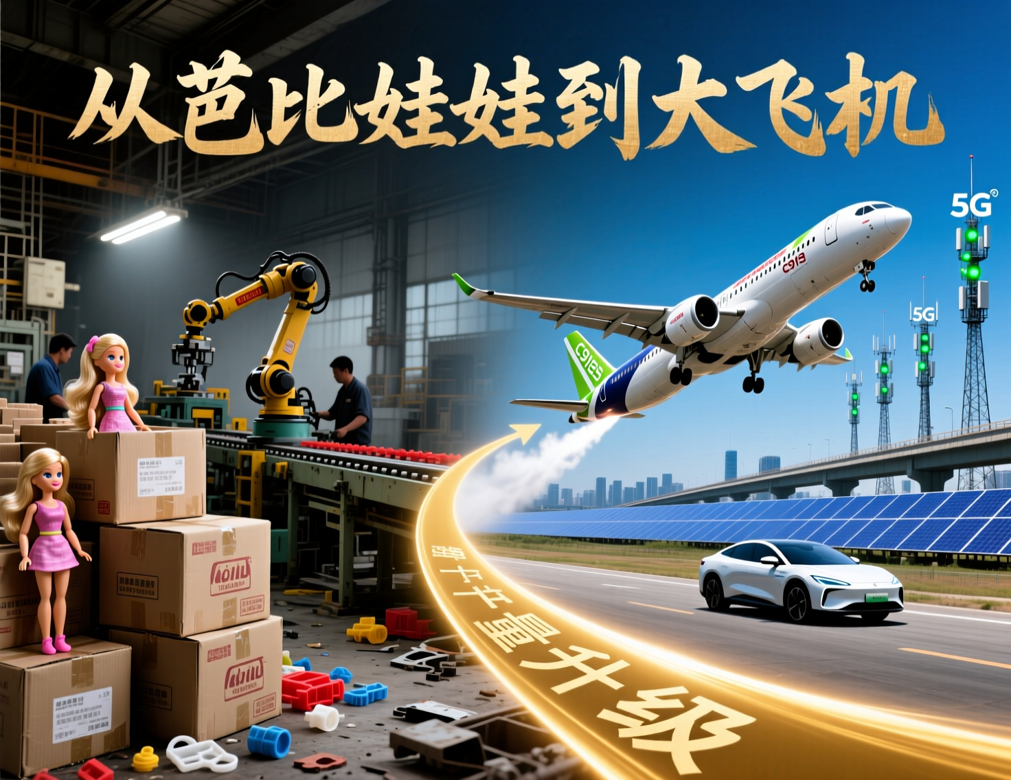 从芭比娃娃到大飞机：中国制造的逆袭之路